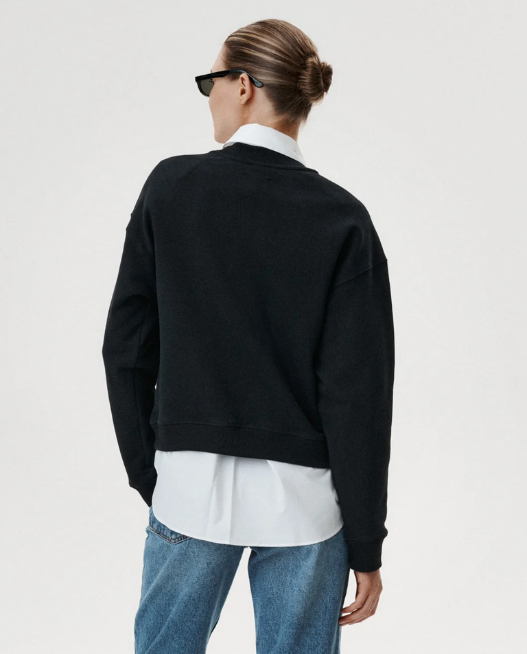 Czarna bluza z monogramem Velena - Image #2