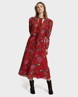 Czerwona sukienka Alisson  Red Blurr - Image #0