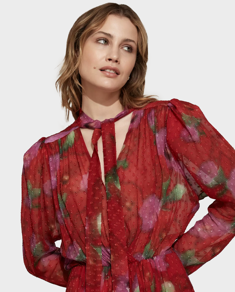 Czerwona sukienka Alisson  Red Blurr - Image #2