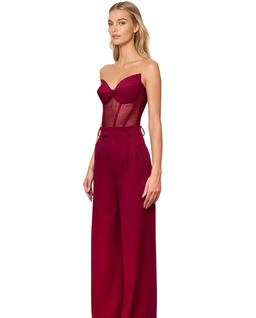 Burgundowy gorset Glam Witch - Image #5