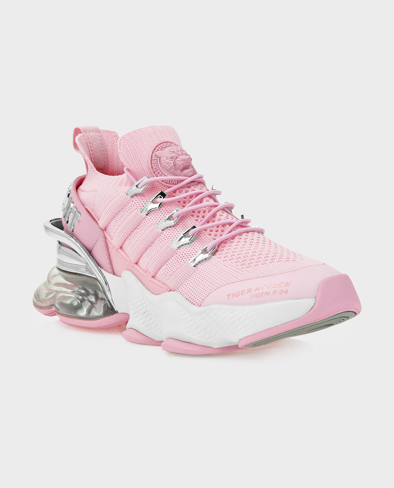 Różowe sneakersy z logo - Image #1