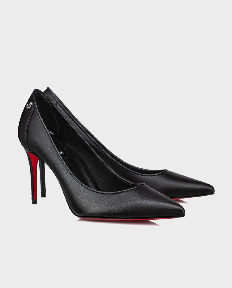 Czarne szpilki Sporty Kate 85 - Image #2