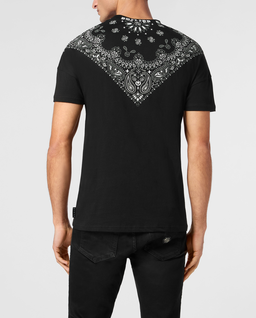 T-shirt z nadrukiem bandany - Image #2