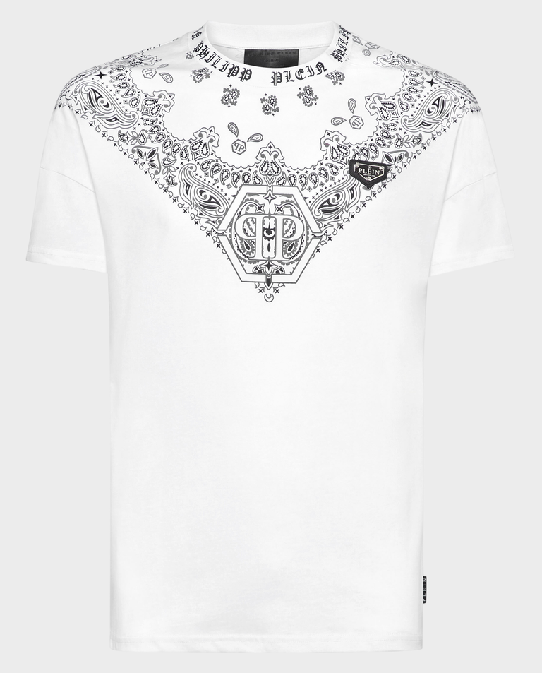 T-shirt z nadrukiem bandany - Image #0