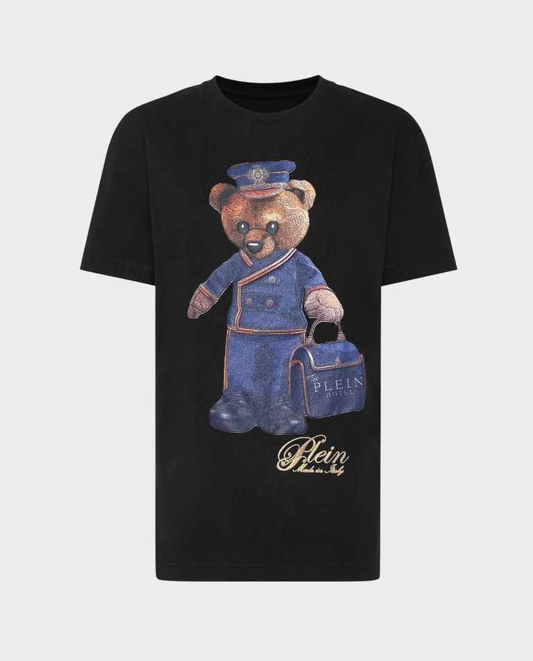 Czarny t-shirt Teddy Doorman