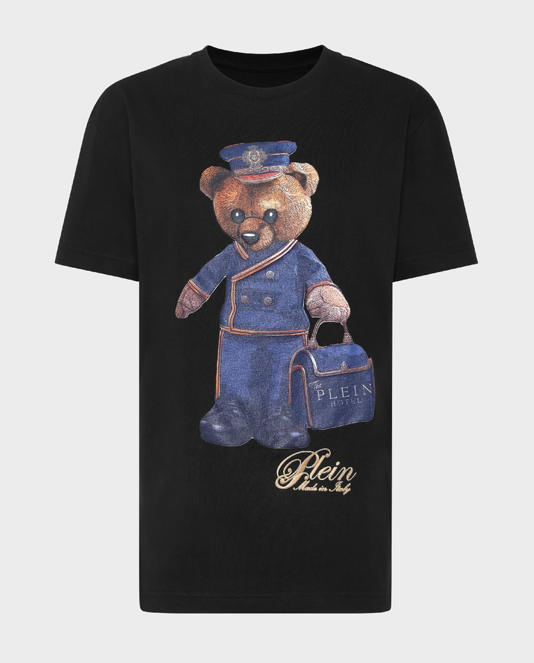 Czarny t-shirt Teddy Doorman - Image #1