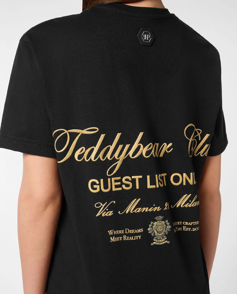 Czarny t-shirt Teddy Doorman - Image #4