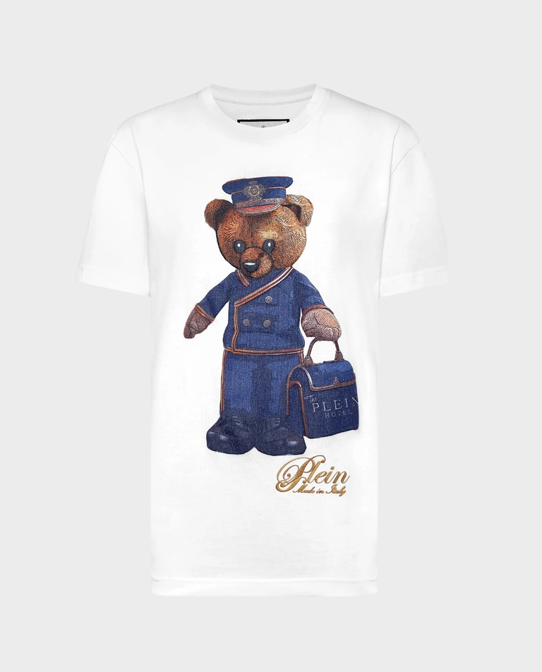 Biały t-shirt Teddy Doorman