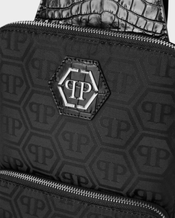 Czarna torebka crossbody Monogram - Image #4