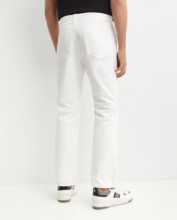 Białe jeansy z logo - Image #2