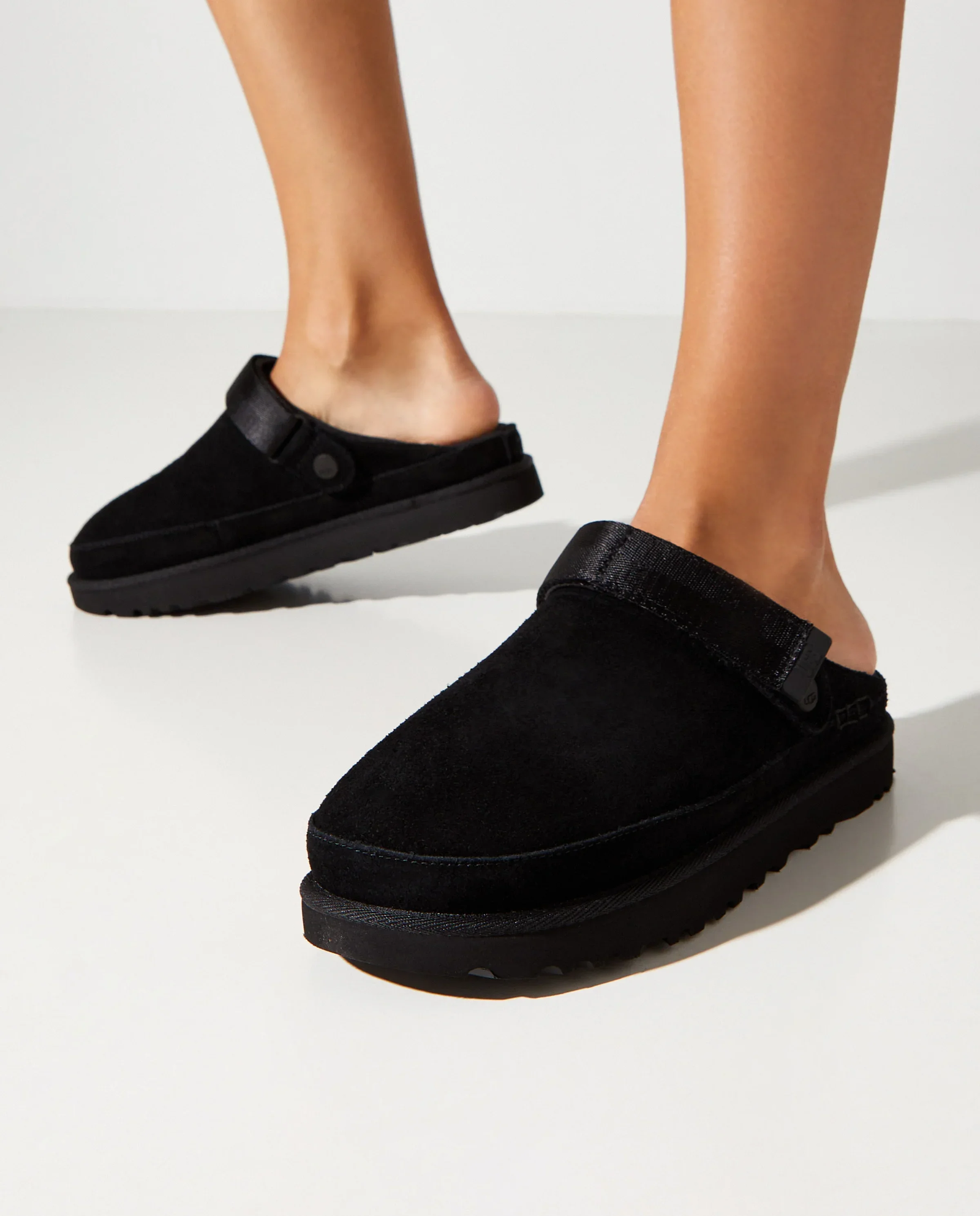 Czarne mule Goldenstar z logo - Image #0