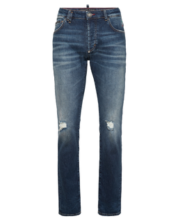 Jeansy Super Straight Cut Essential - Image #4