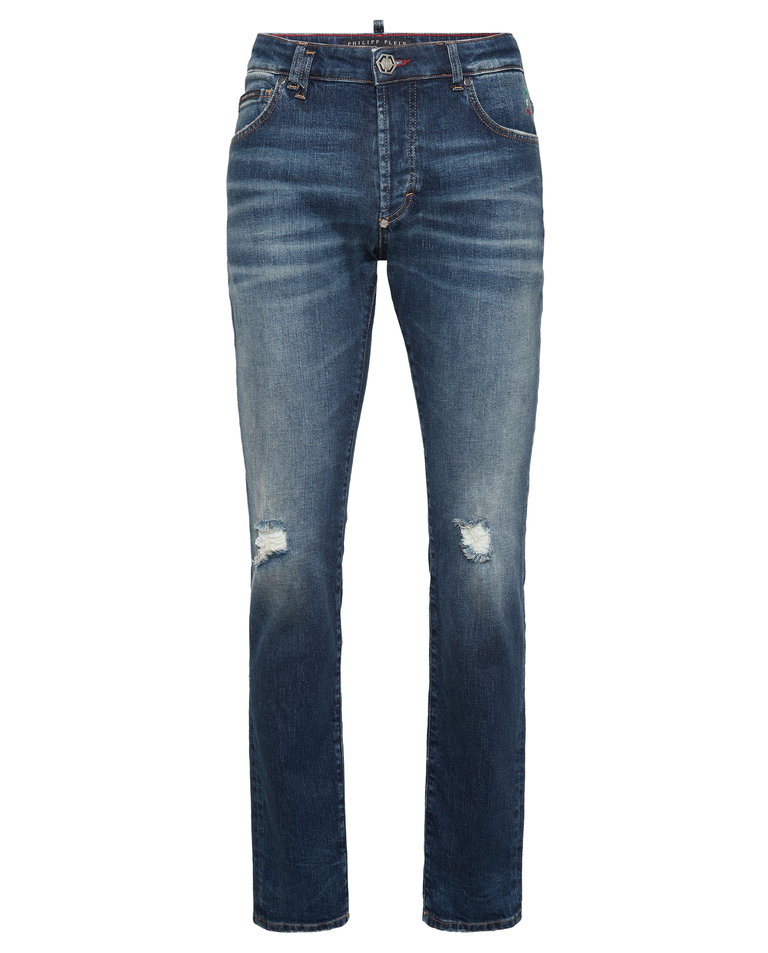 Jeansy Super Straight Cut Essential - Image #4