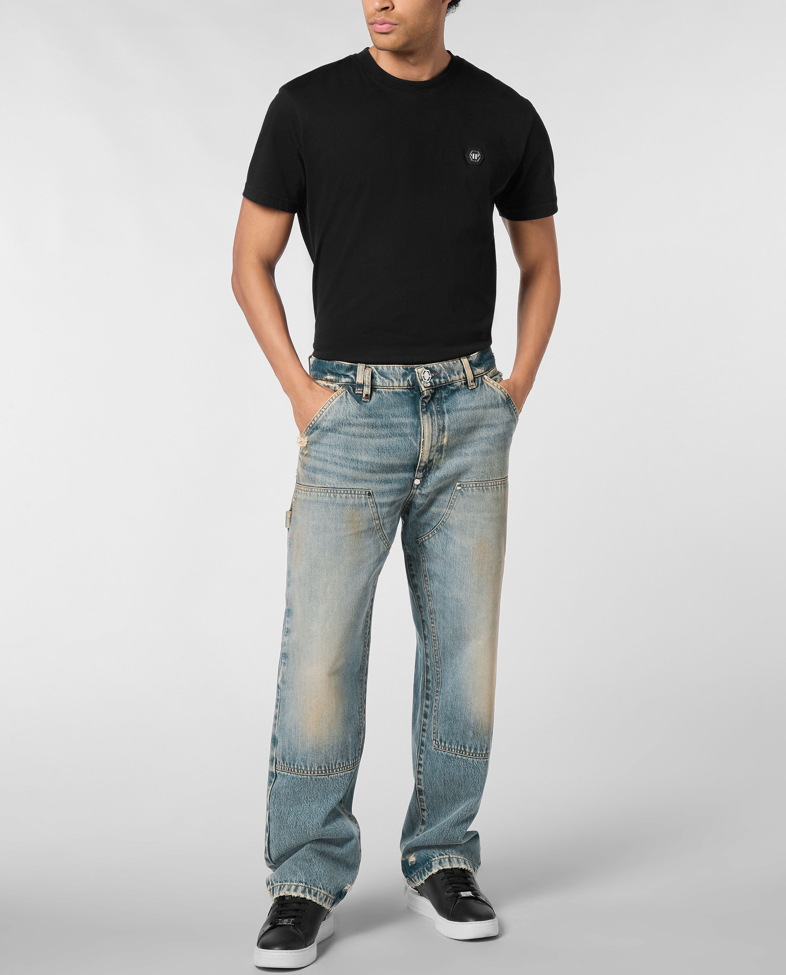 Niebieskie jeansy Carpenter Fit - Image #2