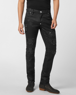 Czarne jeansy Rock Star Fit - Image #0