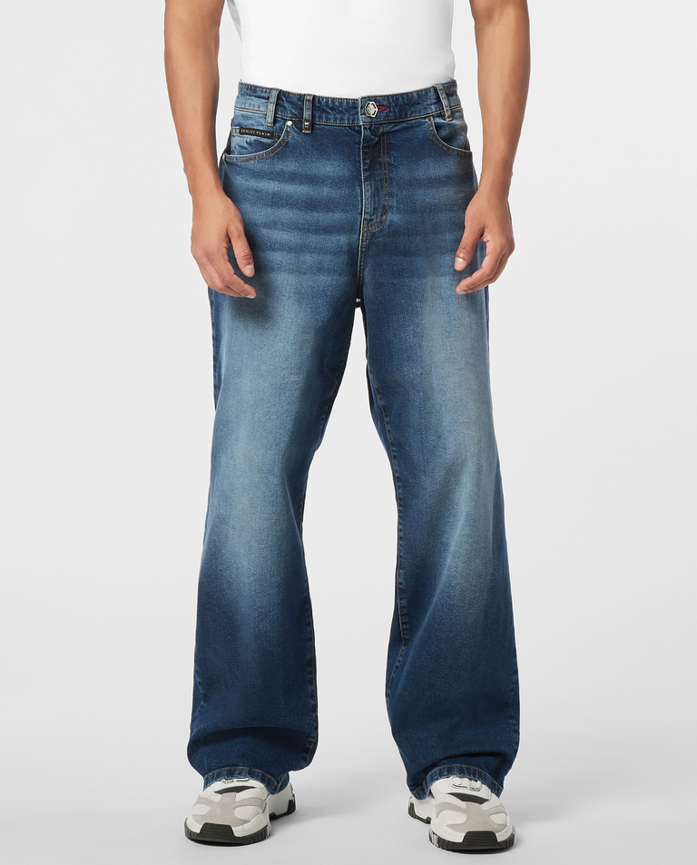 Niebieskie jeansy Beach Boy Fit