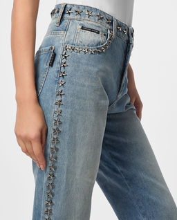 Spodnie jeansowe Mom Fit - Image #3