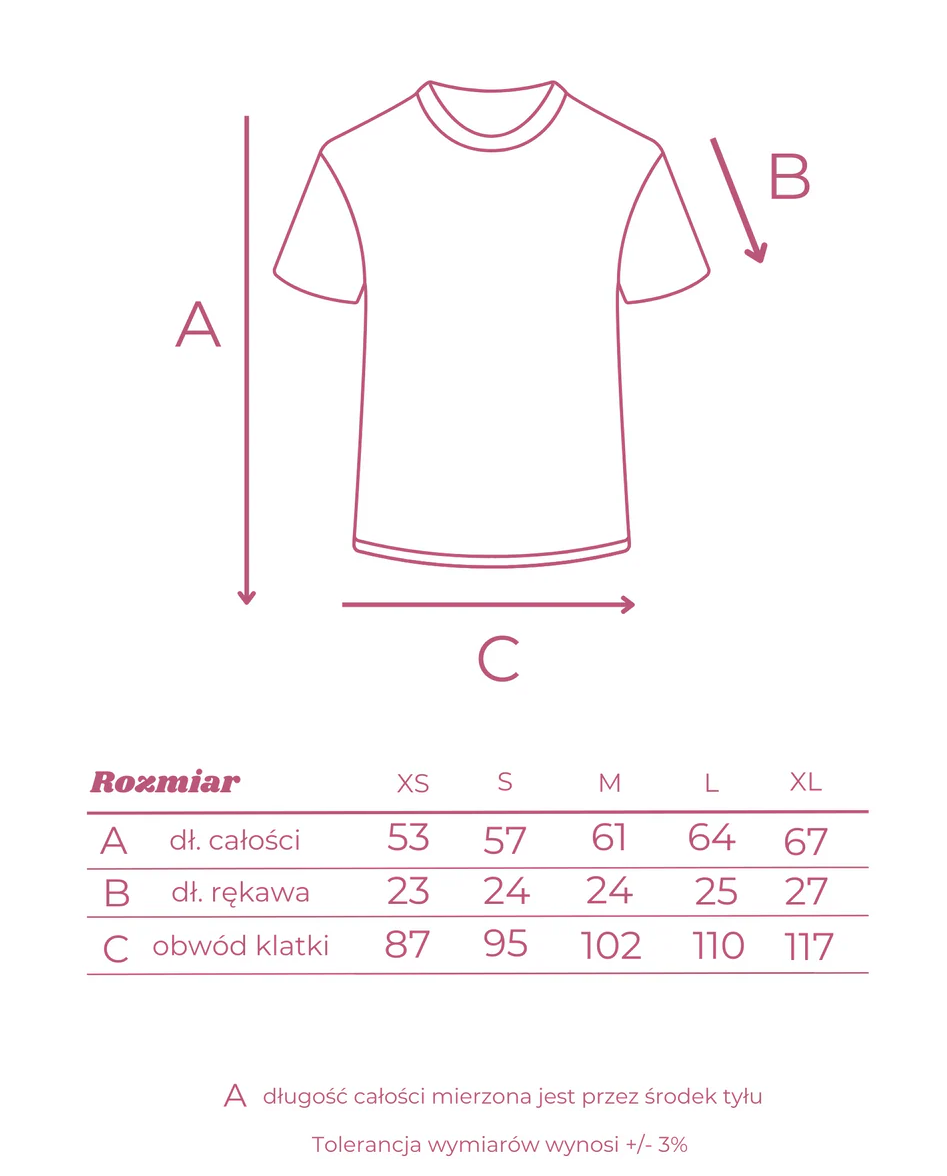 Różowy t-shirt Ciao - Image #5