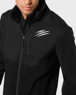 Czarna polarowa kurtka - Image #3