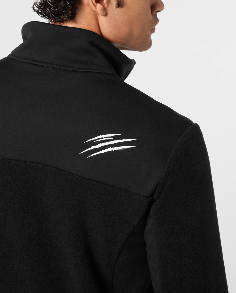 Czarna polarowa kurtka - Image #4