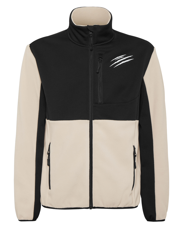 Beżowa polarowa kurtka - Image #5