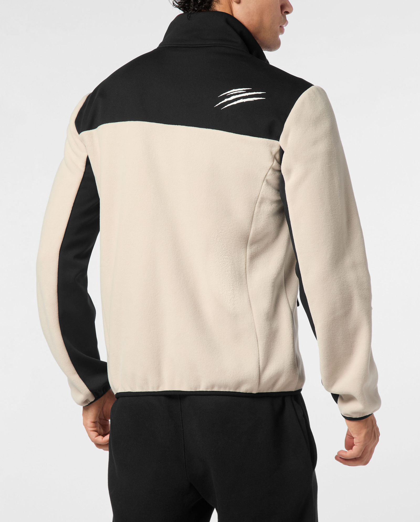 Beżowa polarowa kurtka - Image #1