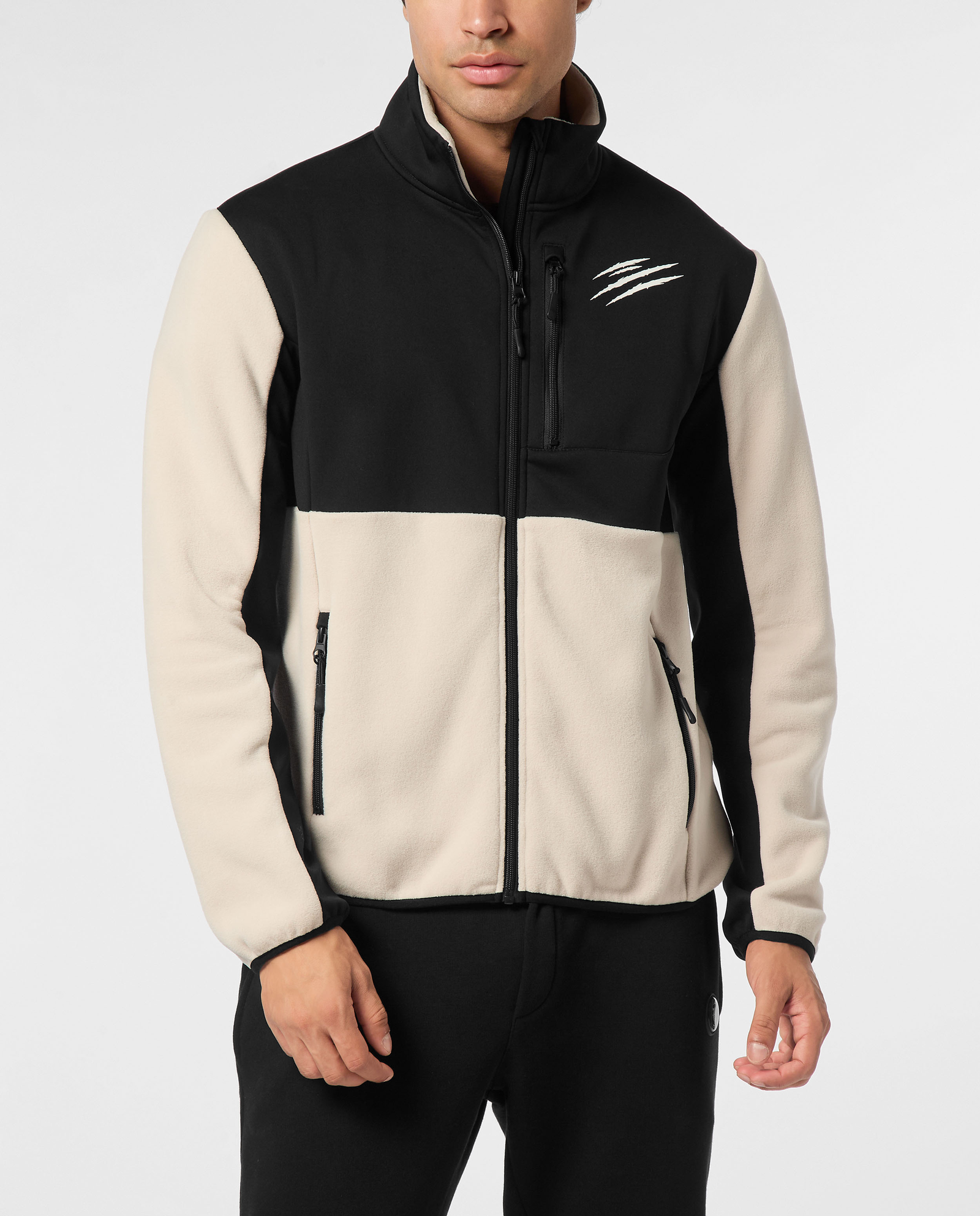 Beżowa polarowa kurtka - Image #0