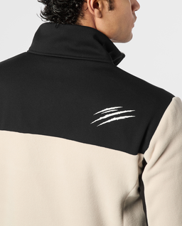 Beżowa polarowa kurtka - Image #4