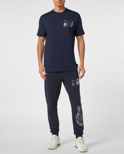 Granatowa koszulka Regular Fit - Image #2