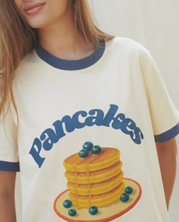 Kremowy t-shirt Pancakes - Image #2