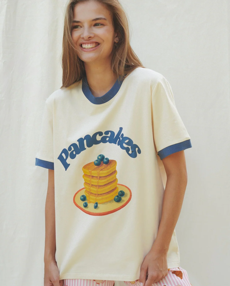 Kremowy t-shirt Pancakes - Image #3