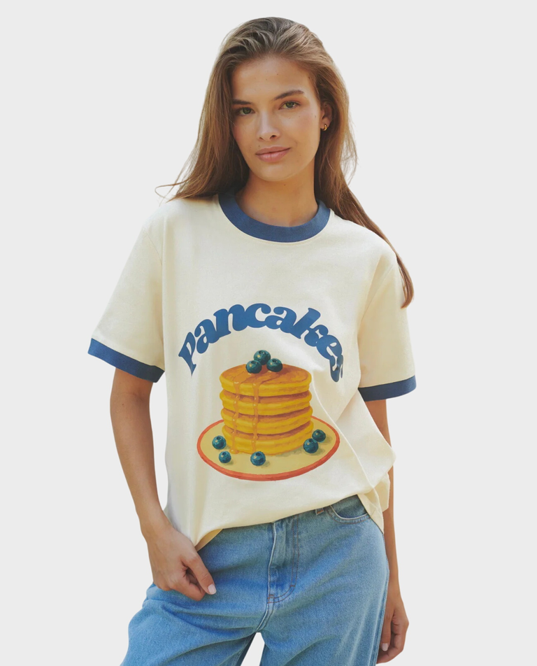 Kremowy t-shirt Pancakes - Image #0