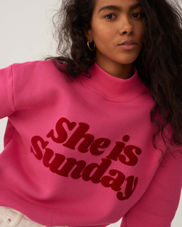 Różowa bluza She is Sunday - Image #2
