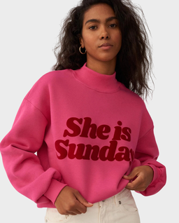 Różowa bluza She is Sunday - Image #0