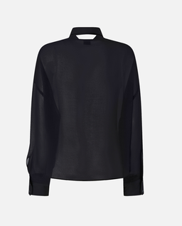 Czarna prześwitująca koszula Marquilla Camicia - Image #1