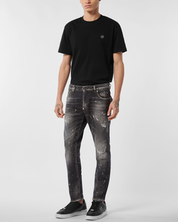 Czarne jeansy Skinny Fit PP - Image #2