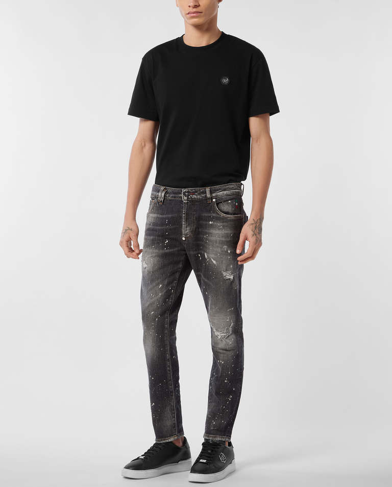 Czarne jeansy Skinny Fit PP - Image #2