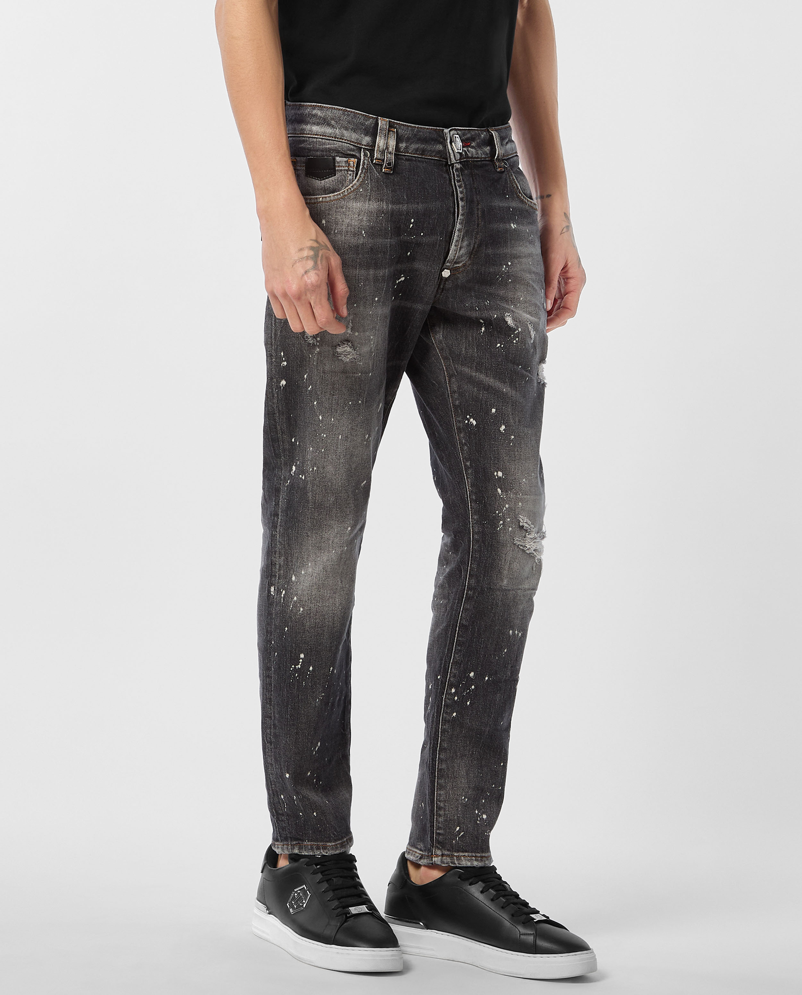 Czarne jeansy Skinny Fit PP - Image #0