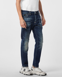 Granatowe jeansy Skinny Fit PP - Image #0