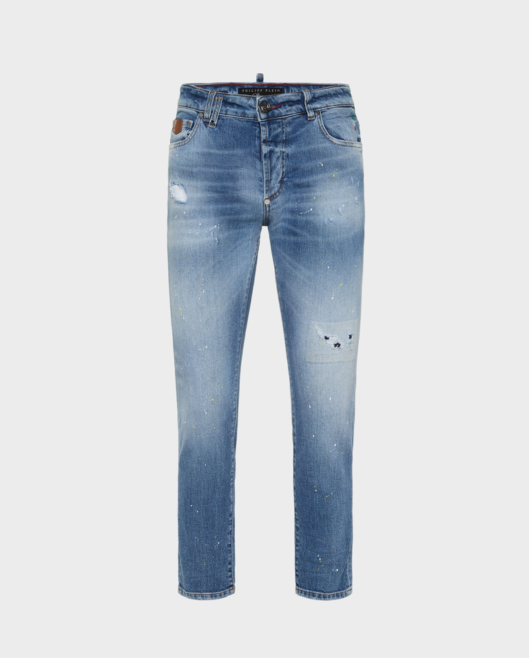 Niebieskie jeansy Skinny Fit PP