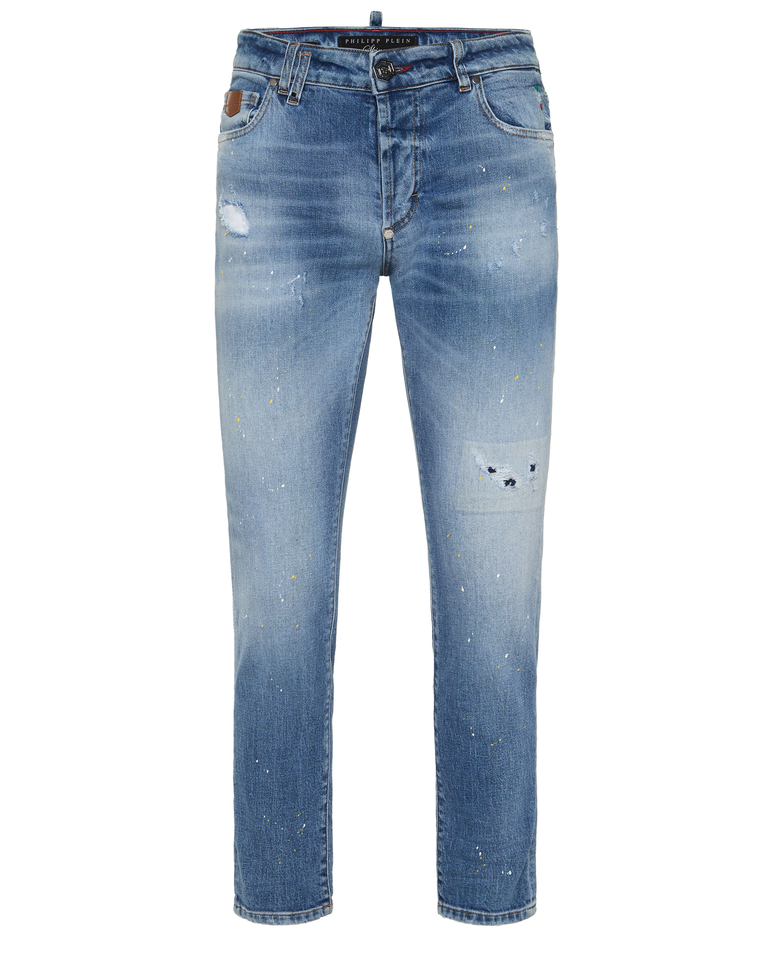 Niebieskie jeansy Skinny Fit PP - Image #1