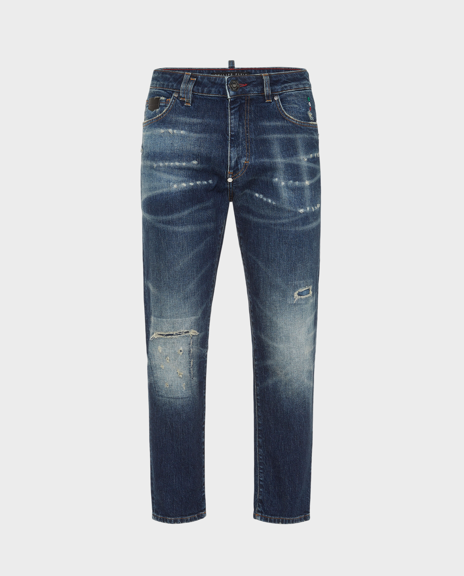 Granatowe jeansy Detroit Fit - Image #0