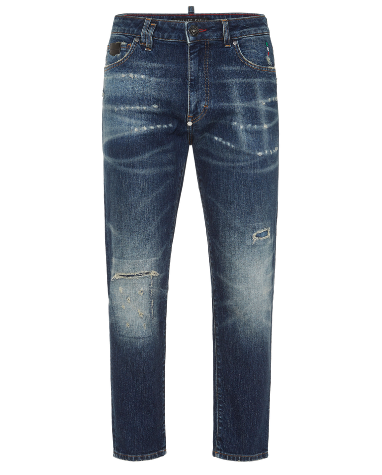 Granatowe jeansy Detroit Fit - Image #1