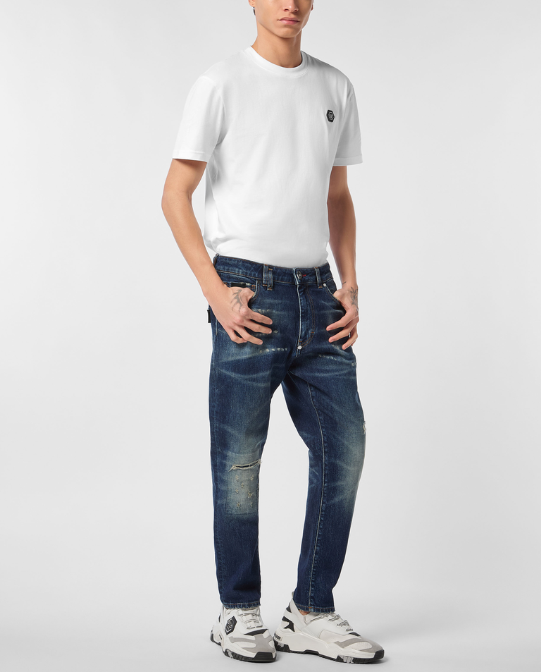 Granatowe jeansy Detroit Fit - Image #2