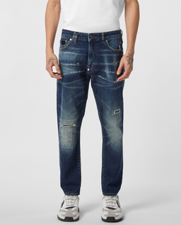 Granatowe jeansy Detroit Fit - Image #0