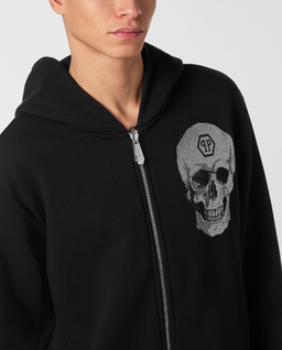Czarna bluza z kapturem Crystal Skull - Image #4