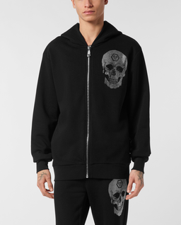 Czarna bluza z kapturem Crystal Skull - Image #0
