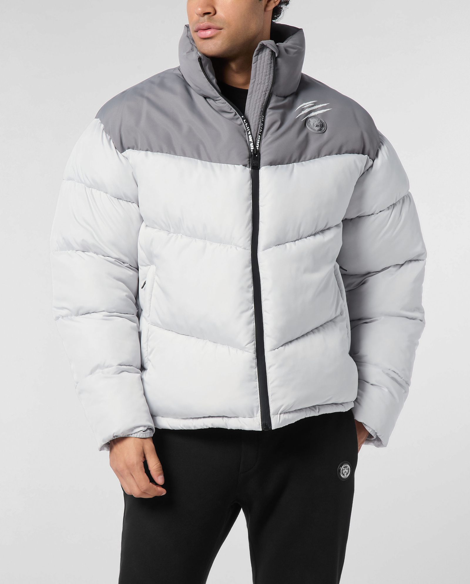 Szara kurtka puchowa - Image #0