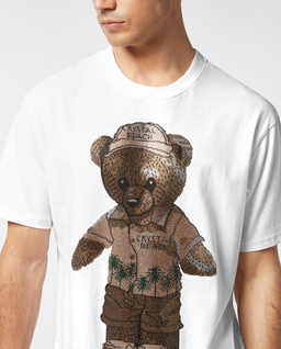 Biała koszulka Teddy Bear - Image #4