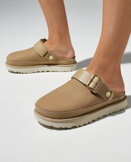 Beżowe mule Goldenstar Villa Clog - Image #0